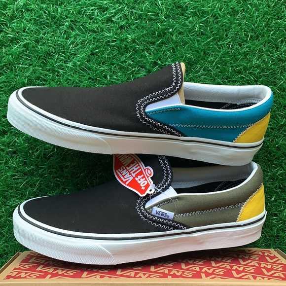 VANS CLASSIC SLIP ON ZIG ZAG MULTI/TRUE WHITE WMNS - Picture 12 of 16